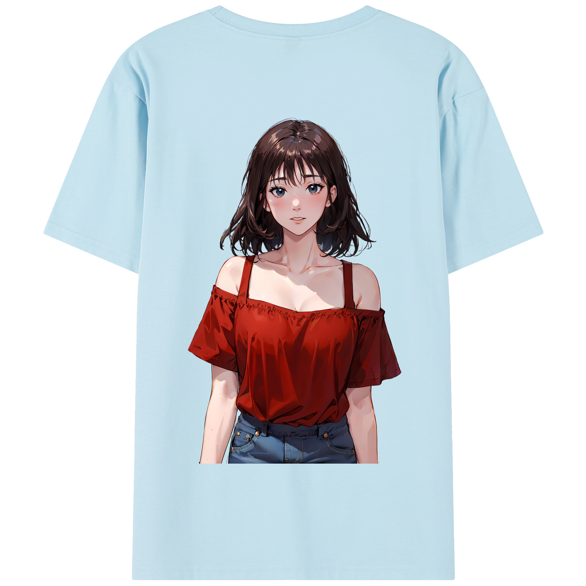 SLAM DUNK／スラムダンク 綿100％半袖Tシャツ（背面プリント）